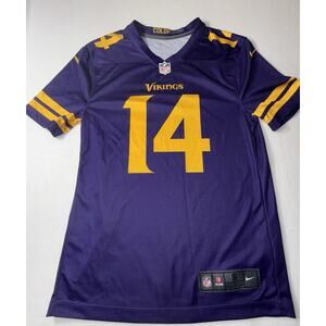 NFL Minnesota Vikings #14 Stefon Diggs NFL Jersey, Men's S On-Field Dri-Fit